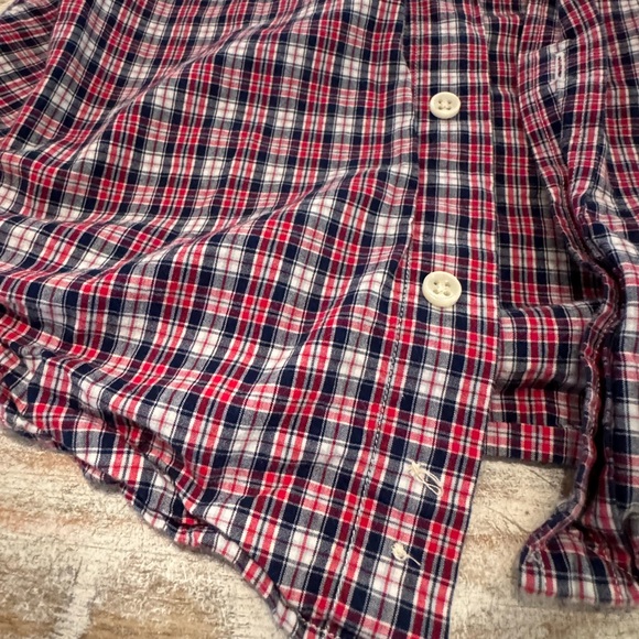 Boys Ralph Lauren Plaid Button Down Shirt (8-10) - Picture 4 of 6